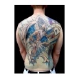 Custom Tattoos_griffin back piece